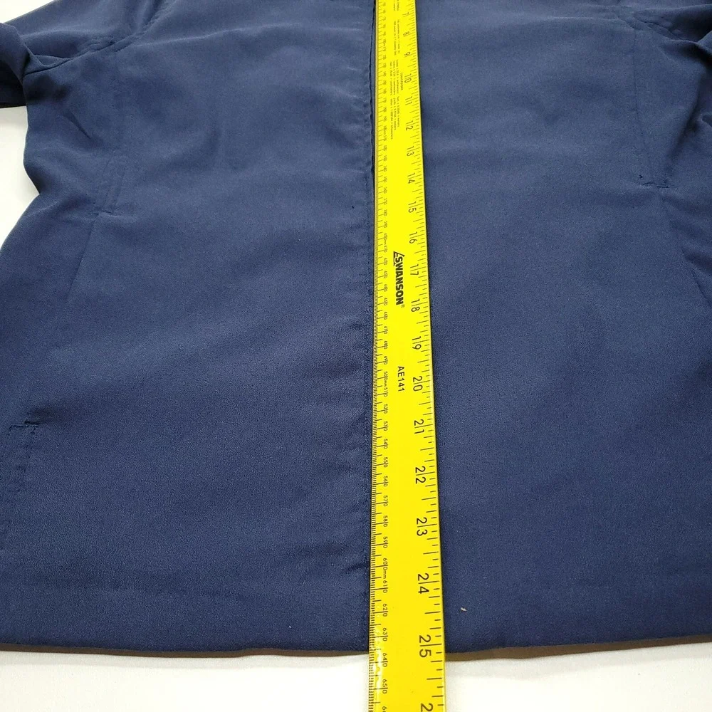 Nike Golf Jacket Women Medium Blue Full Zip Lined Long Sleeve Windbreaker‎ Golf
